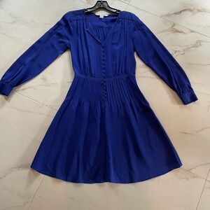 DVF blue dress
